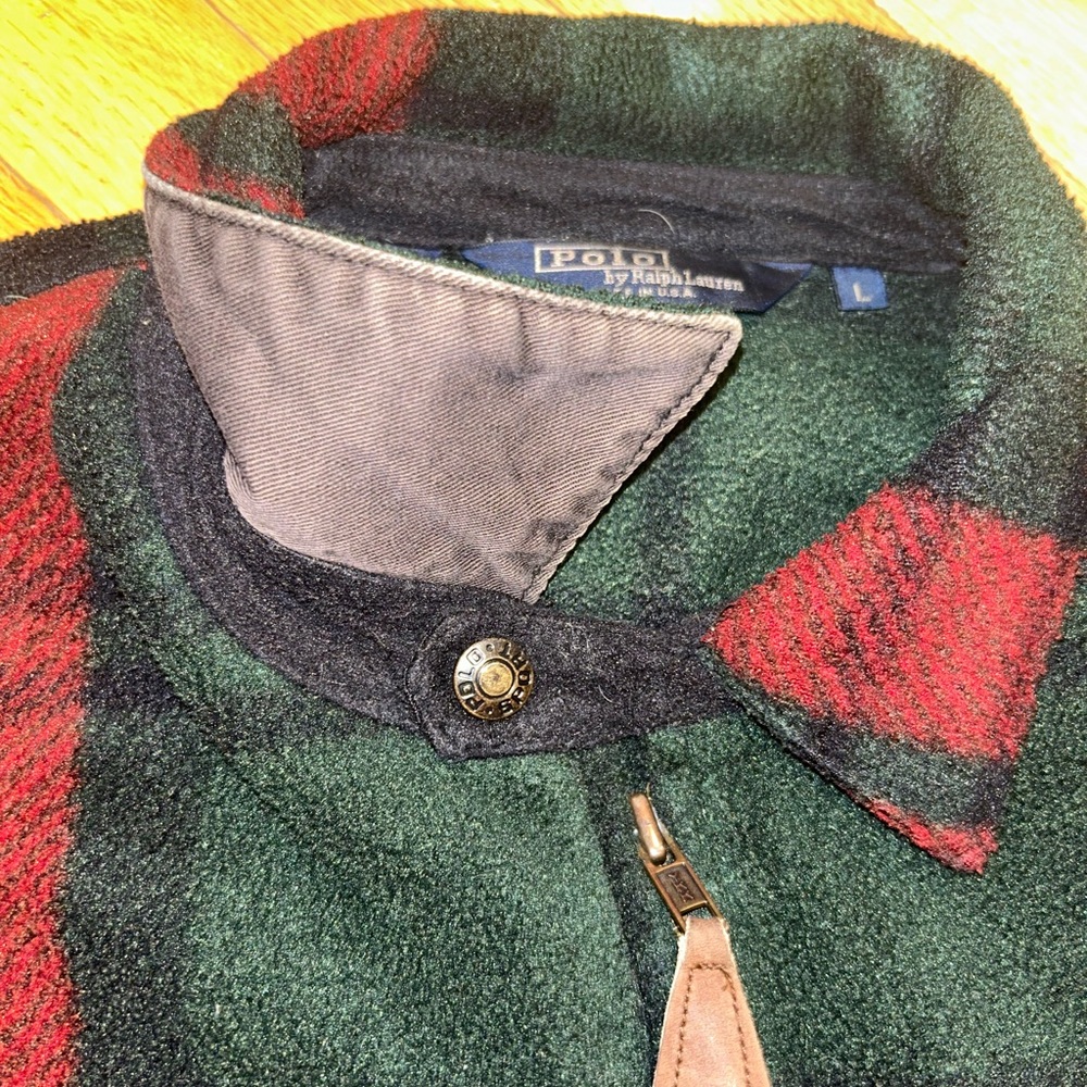 Vintage Polo Sport Polartec Fleece tartan - Picture 6 of 11